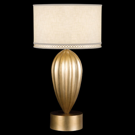 Allegretto Table Lamp - Burnished Gold Leaf