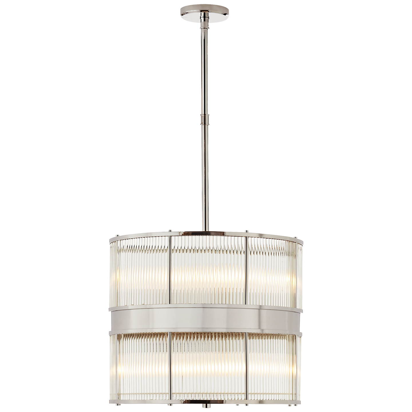 Allen Large Chandelier - Polished Nickel Finish