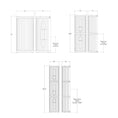 Load image into Gallery viewer, Allen Linear Sconce - Diagram
