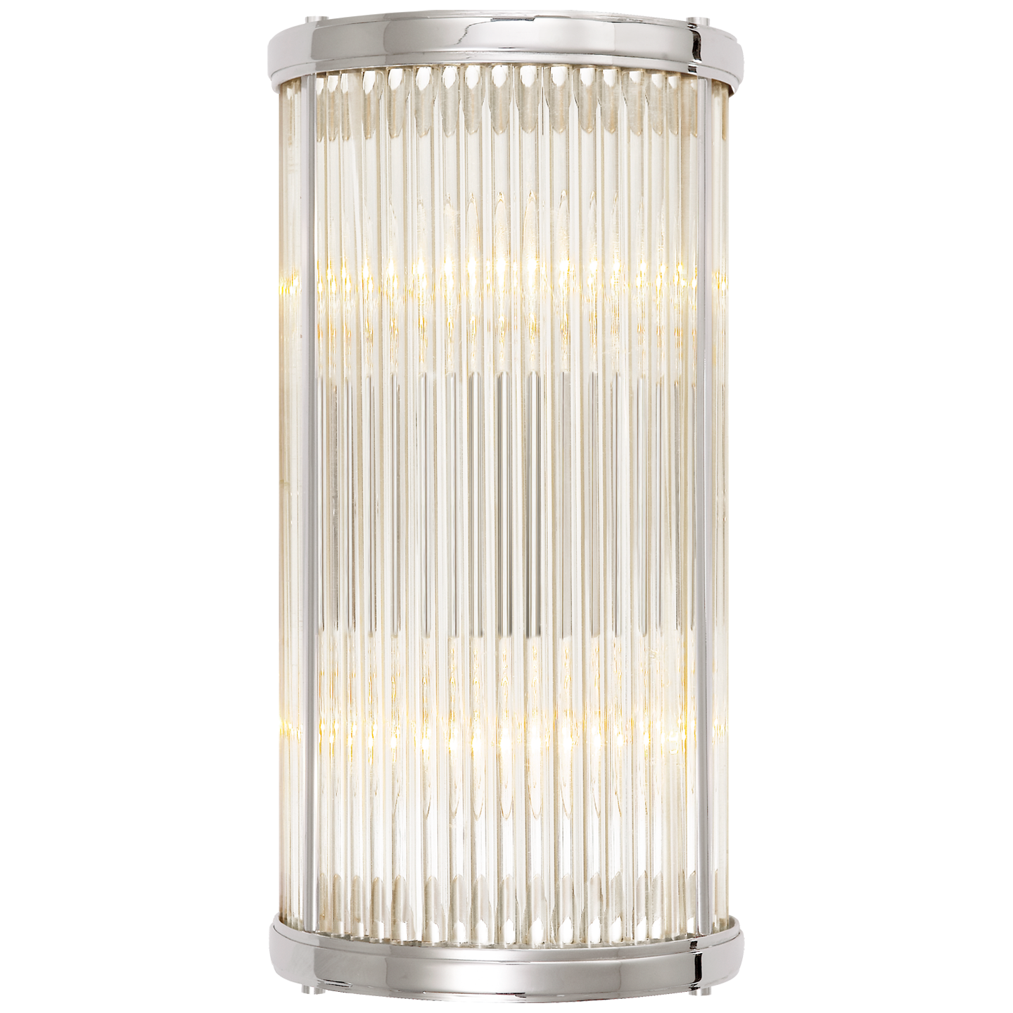 Allen Small Linear Sconce - Polished Nickel Finish