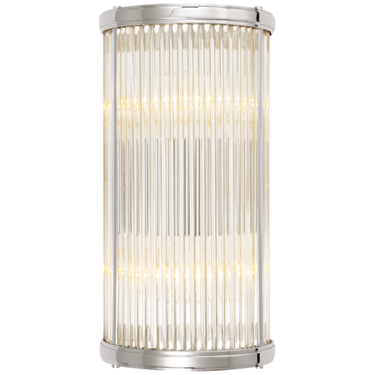 Allen Small Linear Sconce - Polished Nickel Finish