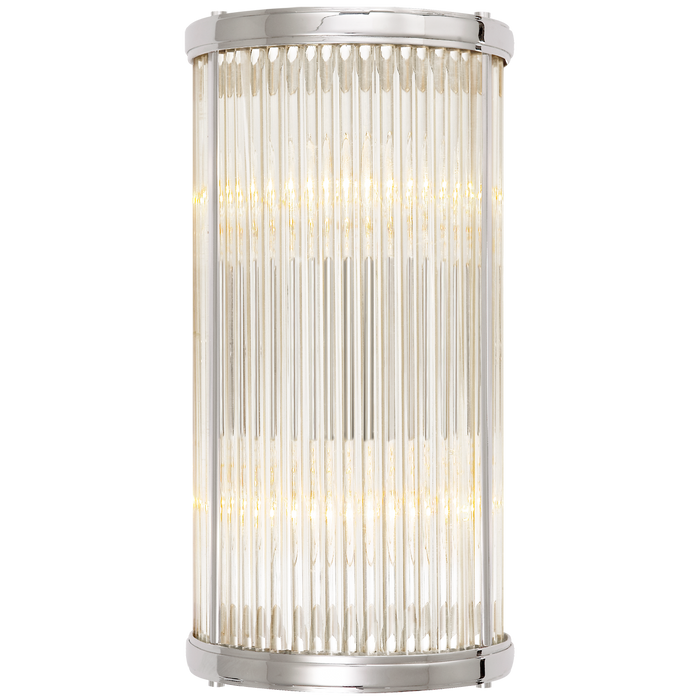 Allen Small Linear Sconce - Polished Nickel Finish