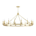 Load image into Gallery viewer, Allendale Large Chandelier - Aged Brass Finish
