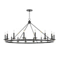 Load image into Gallery viewer, Allendale Large Chandelier - Aged Old Bronze Finish
