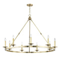 Load image into Gallery viewer, Allendale Medium Chandelier - Aged Brass Finish
