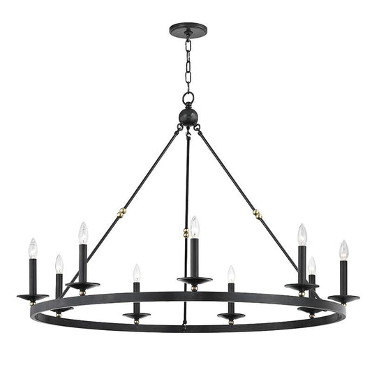 Allendale Medium Chandelier - Aged Old Bronze Finish