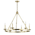 Load image into Gallery viewer, Allendale Small Chandelier - Aged Brass Finish
