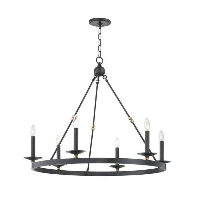 Allendale Small Chandelier - Aged Old Bronze Finish