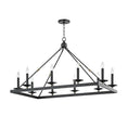 Load image into Gallery viewer, Allendale Rectangular Chandelier - Aged Old Bronze Finish
