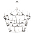 Load image into Gallery viewer, Allendale Three Tier Chandelier - Polished Nickel Finish
