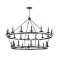 Load image into Gallery viewer, Allendale Large Two Tier Chandelier - Aged Old Bronze Finish
