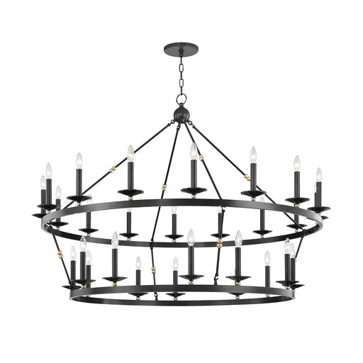 Allendale Large Two Tier Chandelier - Aged Old Bronze Finish