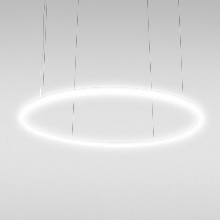 Alphabet of Light 61" LED Chandelier - White Finish