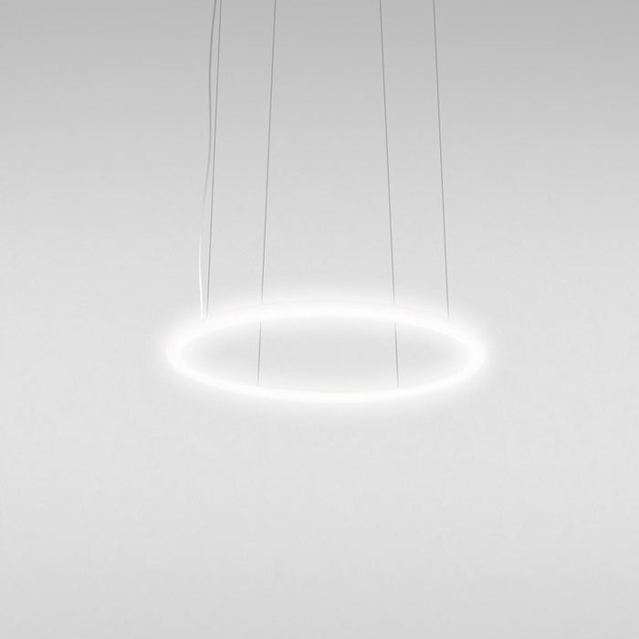 Alphabet of Light 35" LED Chandelier - White Finish
