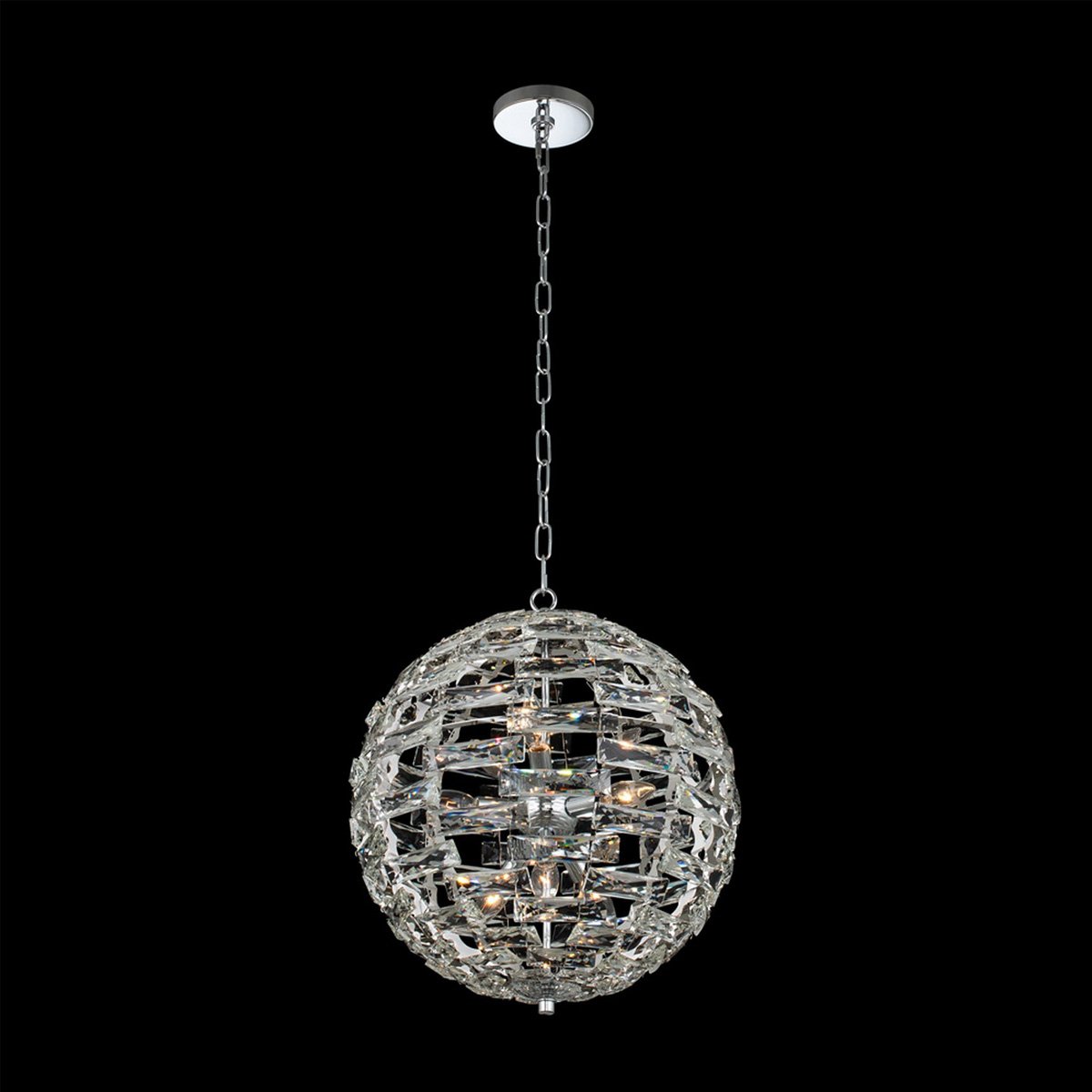 Alta 18" Orb Pendant - Polished Chrome Finish