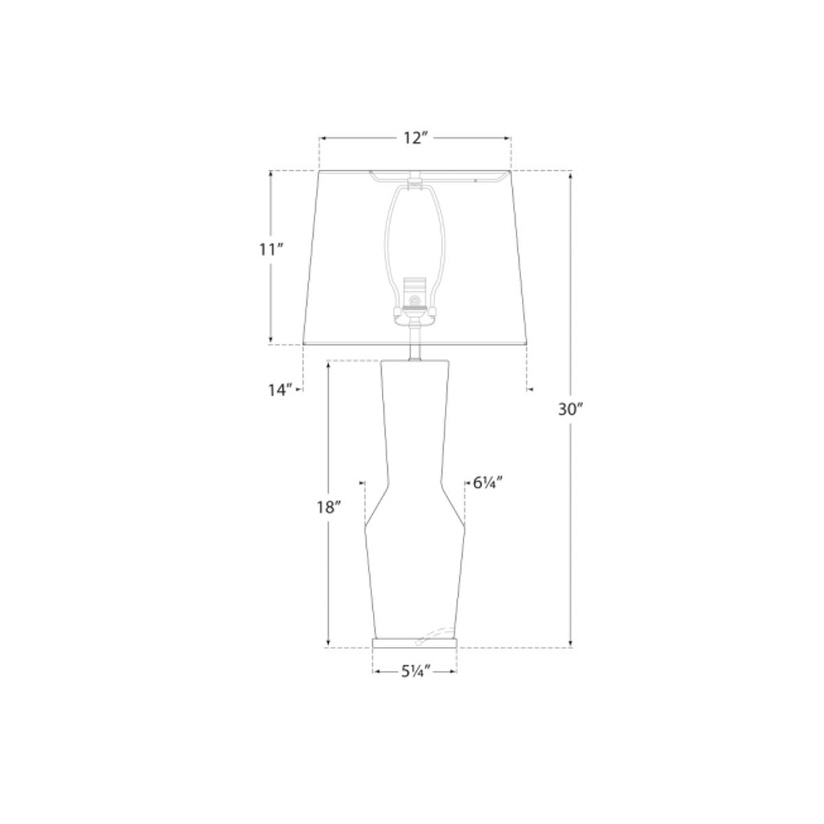 Alta Table Lamp - Diagram