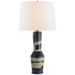 Alta Table Lamp - Sand & Black Wide Stripe