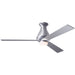 Altus Flush Ceiling Fan 52" - Brushed Aluminum (LED Light)
