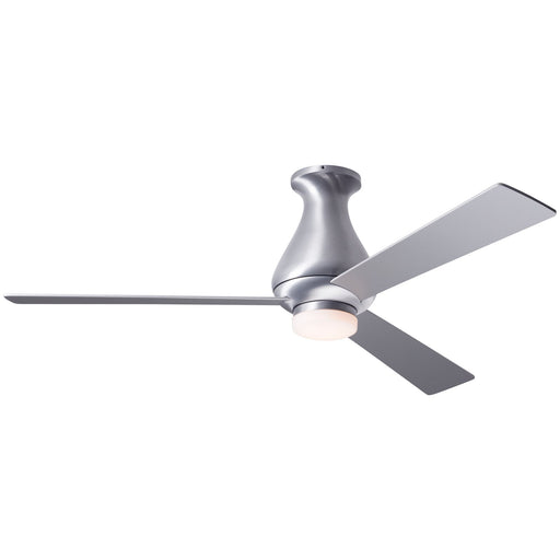 Altus Flush Ceiling Fan 42" - Brushed Aluminum (LED Light)
