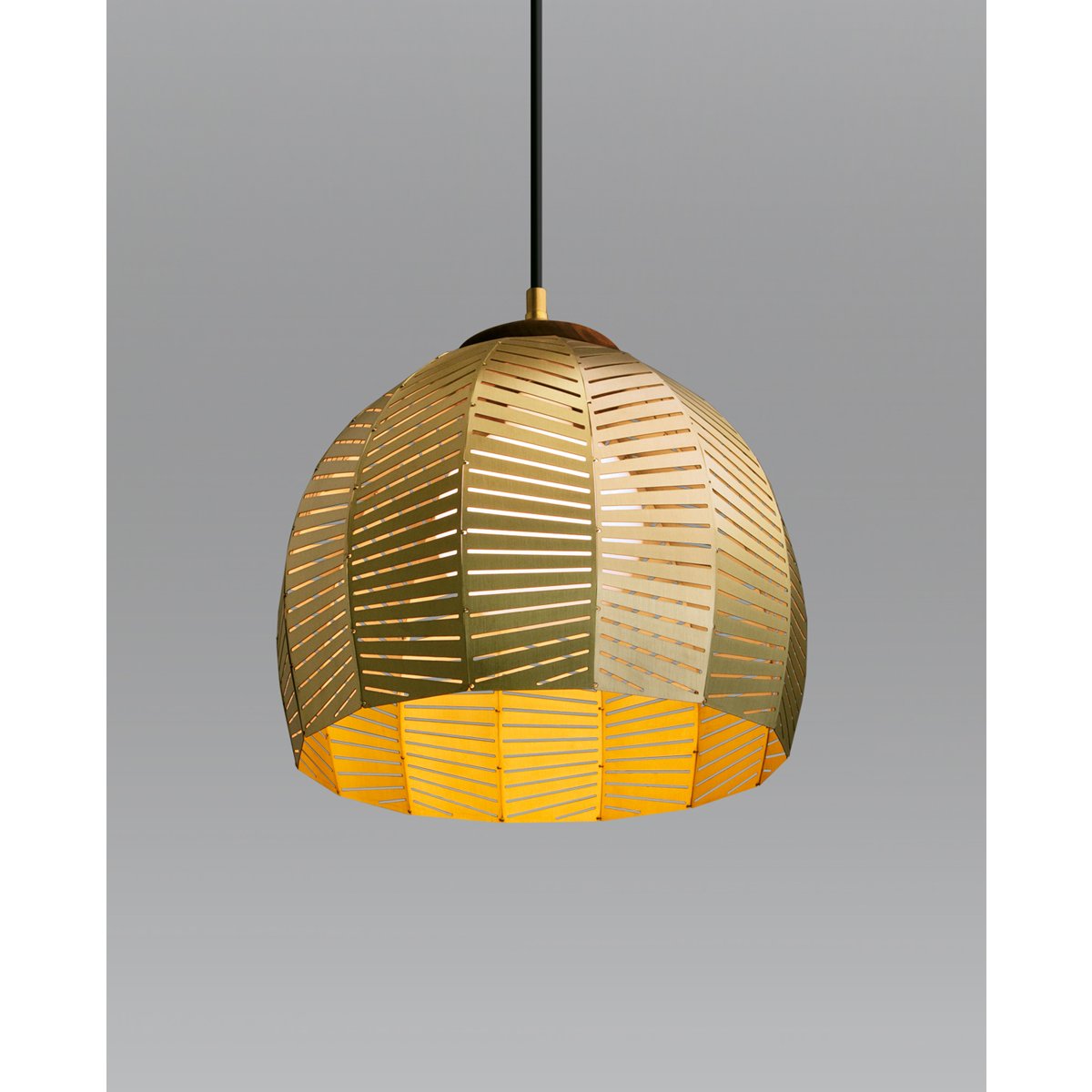 Amicus 12" Pendant - Brushed Brass Finish