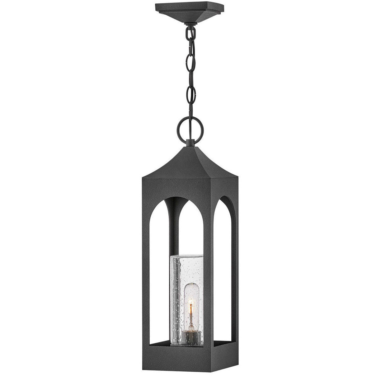 Amina Outdoor Mini Pendant - Aged Zinc Finish