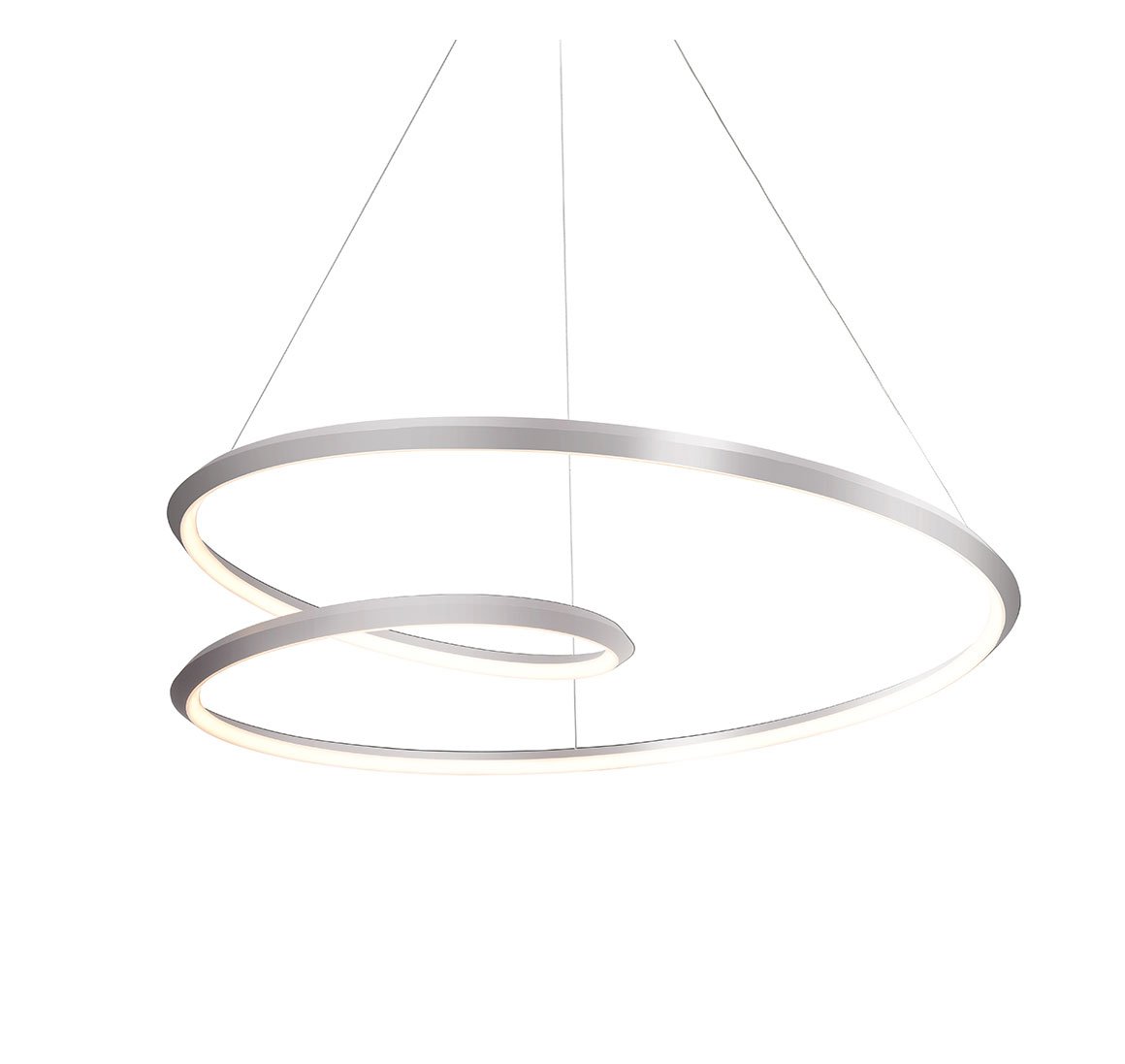 Ampersand 32" Chandelier - Brushed Nickel