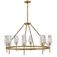 Load image into Gallery viewer, Ana Large Chandelier - Heritage Brass Finish
