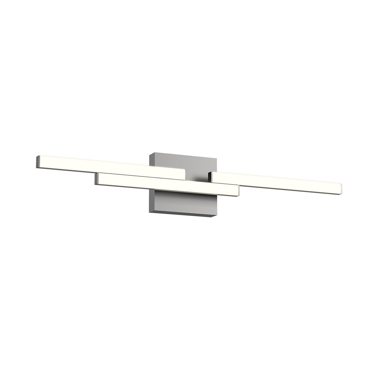 Anello Medium Minor LED Bath Bar - Brushed Nickel Finish