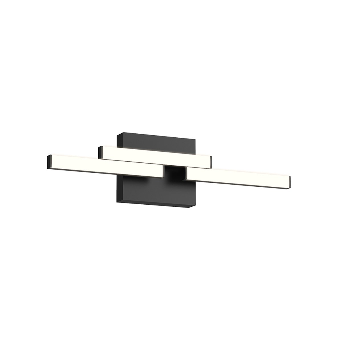 Anello Small Minor LED Bath Bar - Black Finish