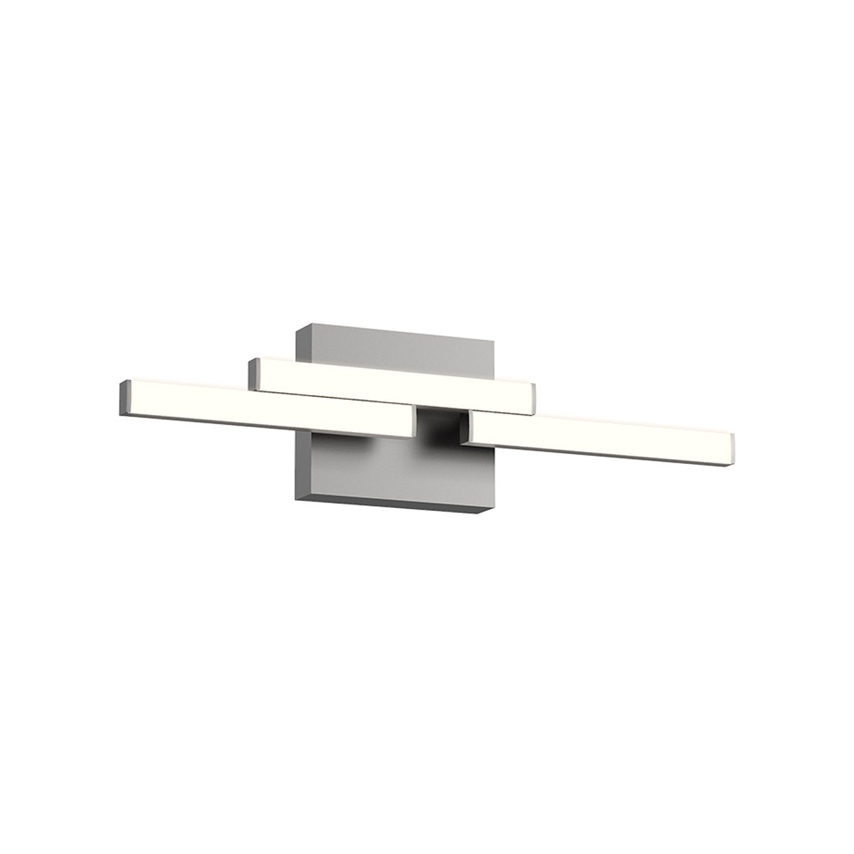 Anello Small Minor LED Bath Bar - Brushed Nickel Finish