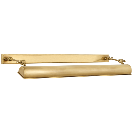 Anette Large Picture Light - Natural Brass Finish