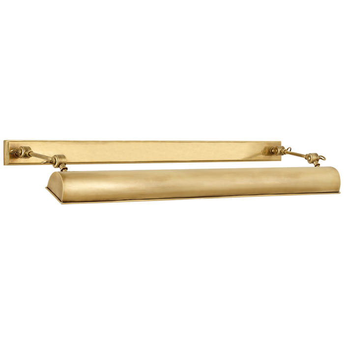 Anette Large Picture Light - Natural Brass Finish