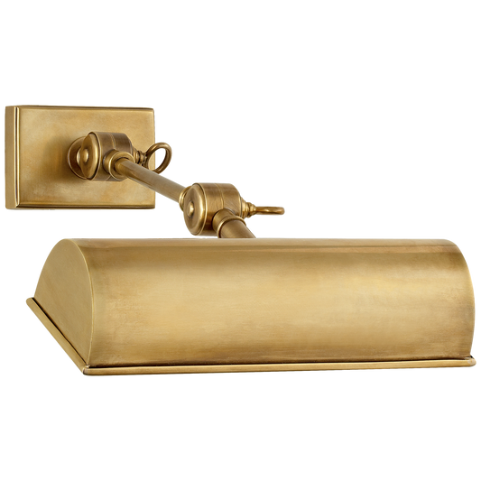 Anette Small Picture Light - Natural Brass Finish