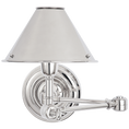 Load image into Gallery viewer, Anette Swing Arm Sconce - Polished Nickel Finish
