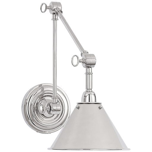 Anette Library Light - Polished Nickel Finish