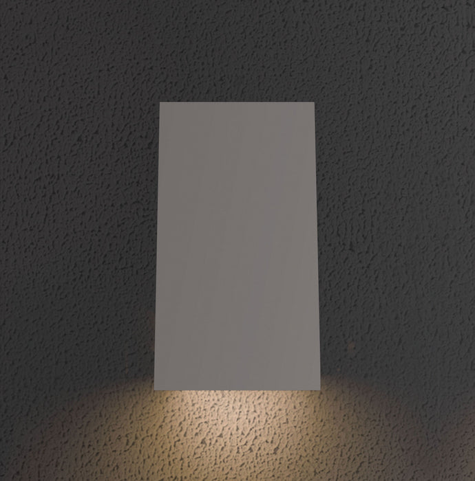Angled Plane Narrow Downlight Outdoor LED Wall Sconce - Display