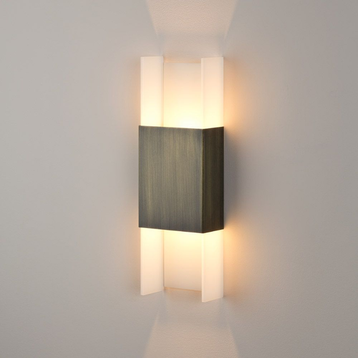 Ansa LED Wall Sconce - Distressed Brass Finish
