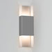 Ansa Outdoor LED Wall Sconce - Matte Gray Finish