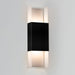 Ansa Outdoor LED Wall Sconce - Textured Black Finish