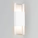 Ansa Outdoor LED Wall Sconce - Textured White Finish