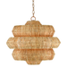 Antibes Small Chandelier - Natural Finish