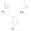 Load image into Gallery viewer, Aperto Outdoor Wall Sconce - Diagram
