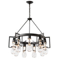 Load image into Gallery viewer, Apothecary Circular Chandelier - Black
