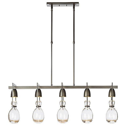 Apothecary Linear Pendant Light - Dark Smoke