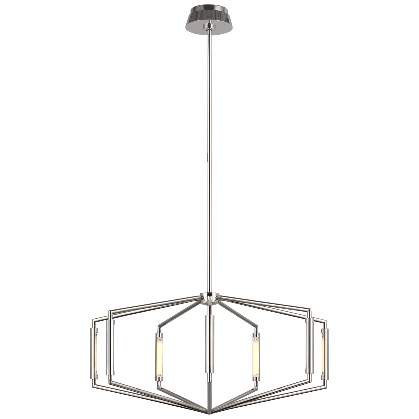 Appareil 30" Low Profile Chandelier - Polished Nickel Finish