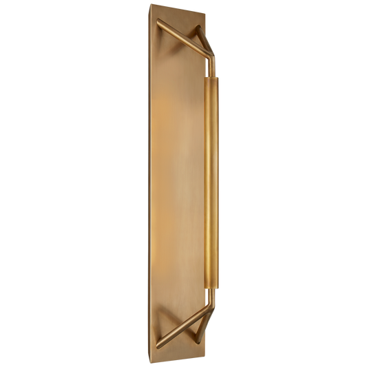 Appareil Large Sconce - Antique-Burnished Brass Finish