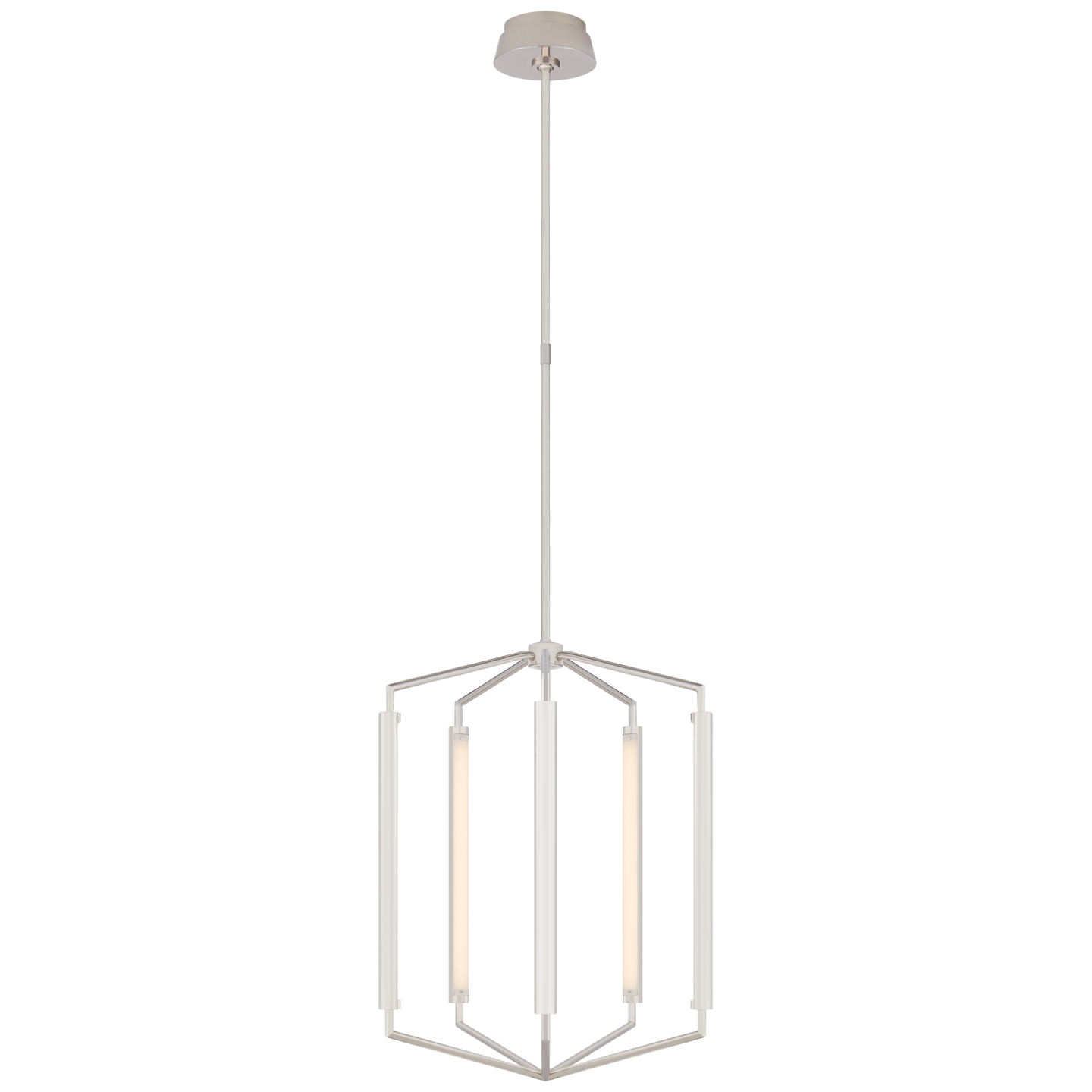 Appareil Medium Lantern - Polished Nickel Finish