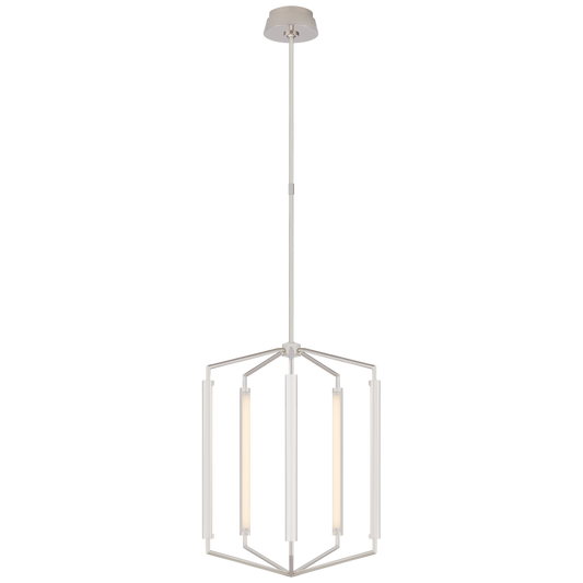 Appareil Medium Lantern - Polished Nickel Finish