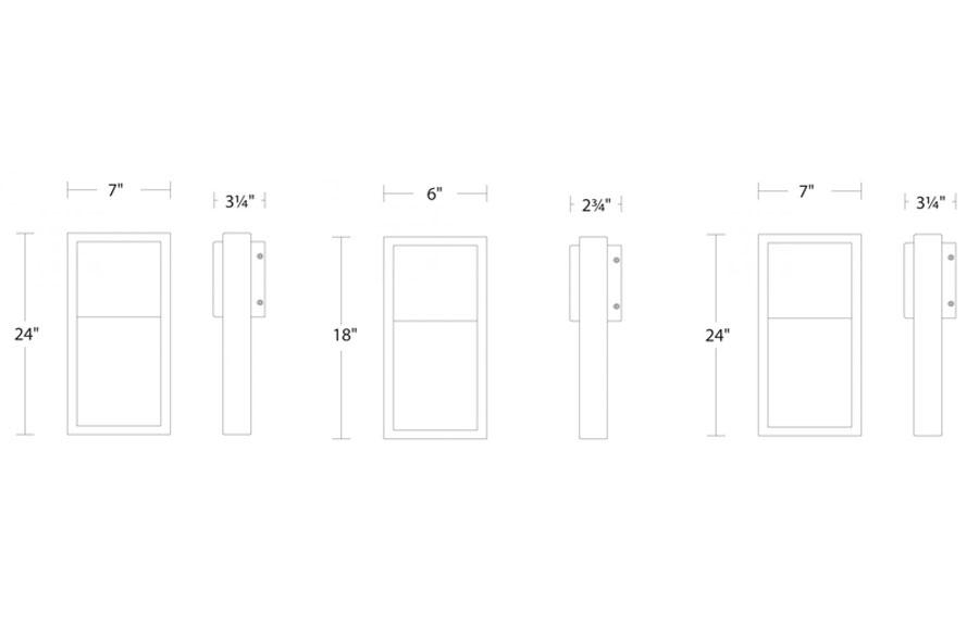 Archetype Outdoor Wall Sconce - Diagram