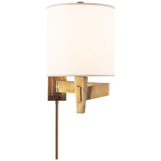 Architect's Swing Arm  - Hand-Rubbed Antique Brass